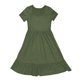 thumbnail image 4 of Vestido de playa con cuello cuadrado para mujer: corte A plisado, cuello cuadrado, ligero, informal/vacaciones, tejido transpirable., 4 of 4