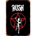 thumbnail image 1 of Placa Metal Vintage Rush Band Pintura Hierro Rectangular Arte La Pared 20x30cm, 1 of 9