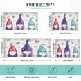 thumbnail image 3 of Coolnut Cute Gnomes Plush Pillow Case, Zippered Bed Pillow Pillowcases, Super Soft and Cozy Pillowcase Covers for Sleep Decor Giftsation - Standard Size 20x26in, 3 of 7