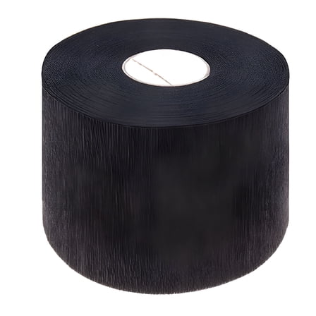 ACDANC 1 Roll Disposable Barber Paper Neck Strips, Hairdressing Neck Paper Tissue Roll for Salon Haircut Styling Coloring Perming (Black)