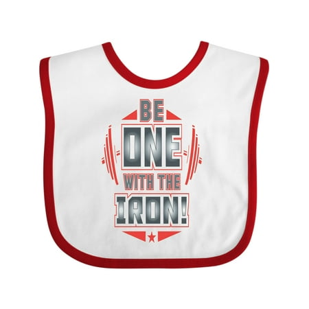 

Inktastic Weightlifting Fitness Lifter Gift Baby Boy or Baby Girl Bib