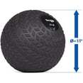 thumbnail image 6 of Yes4All Slam Ball, PVC Sand Filled Medicine Ball, 10-40lbs Weight Ball - Tread Black 25LBS, 6 of 7