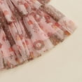 thumbnail image 5 of Toddler Kids Girl Christmas Cake Dress Wreath Print Sleeveless Layered Tulle Tutu Dress Cake Smash Outfits Dresses 1-8Y, 5 of 7