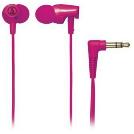 Audio Technica ATHCLR100PK In-Ear Headphones, Pink