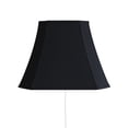 thumbnail image 4 of Floating Shade Plug-In Wall Light Black Fabric/Gold Liner 9x16x12, 4 of 7