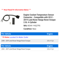 thumbnail image 2 of Engine Coolant Temperature Sensor Connector - Compatible with 2012 - 2019 Land Rover Range Rover Evoque 2.0L 4-Cylinder 2013 2014 2015 2016 2017 2018, 2 of 2