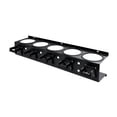 thumbnail image 1 of DOLITY Spray Bottle Rack Holder with 5 Square Hooks for Utility Room Workspace Home black 5 holes, 1 of 8