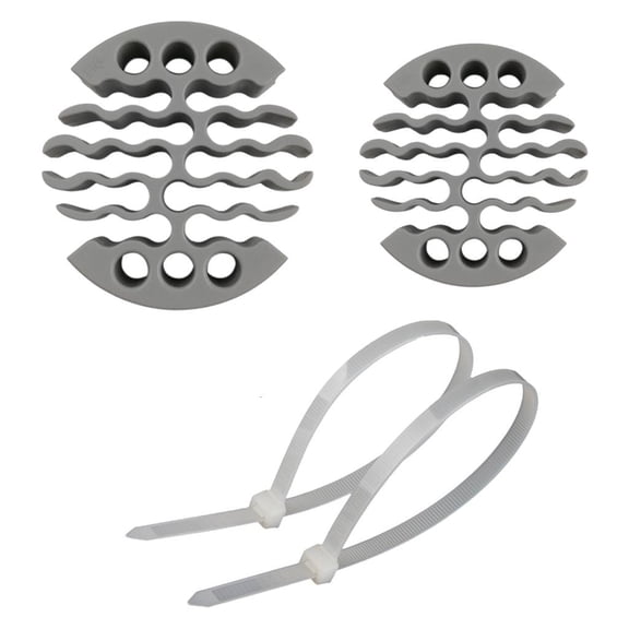 2Pcs 30 Holes Networks Cable combs Networks Room Cables management Tool Enduring