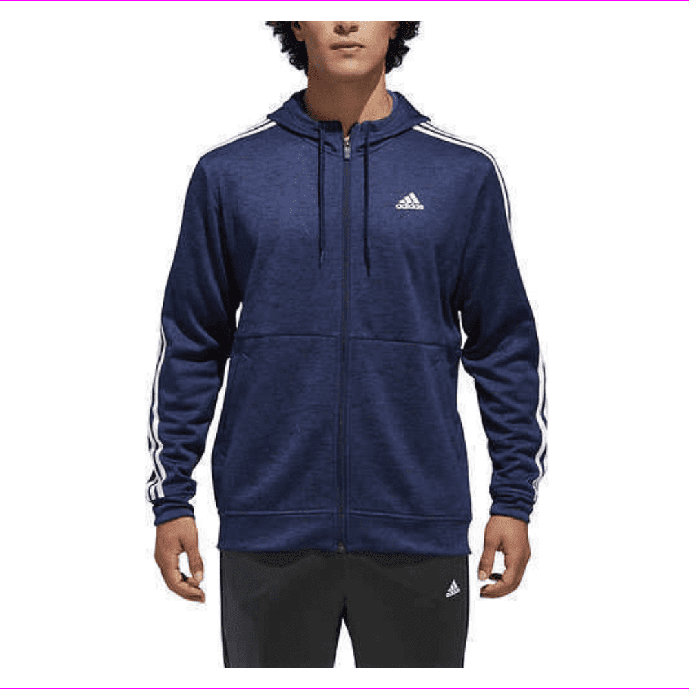 Adidas - Adidas Men’s Full Zip Tech Climawarm Fleece Lined Hoodie XL