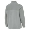 thumbnail image 3 of Men's Antigua Gray Carolina Panthers Daily Fused Full-Zip Jacket, 3 of 4