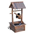 thumbnail image 1 of Outsunny Outdoor Accent Decorative Rustic Wishing Well Fountain, 1 of 5