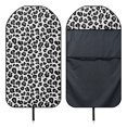 thumbnail image 6 of FUIALDOLG Car Seat Towel Cover, Compatible with Truck Seat Van, Terry Cloth Car Seat Cover for Trucks Cars, Black White Leopard Print Design Design, 6 of 7