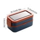thumbnail image 3 of Bento Lunch Box Aislado e Impermeable 1350ml, Microondas Seguro Plástico Libre de BPA, Contenedor de Alimentos con Compartimentos y Cubiertos, Multicolor, 20.7x11.2x9.9cm, 3 of 6