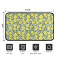 thumbnail image 5 of Yellow Lemon Fruit Leaves White Pattern Door Rugs,Washable Non Slip Door Mats Indoor,Decorative Door Mats,Entry Mat Indoor for Entrance,Bedroom,Kitchen,Bathroom,30"x17", 5 of 6