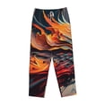 thumbnail image 4 of Balery Dynamic Fire Bird Art print Women's Pajama Pants,Ultra Lightweight Pjs,Lounge Pant-XX-Large, 4 of 9