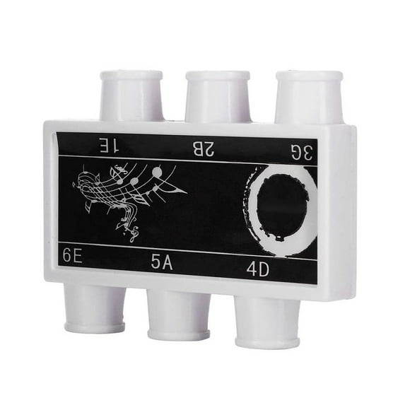 Portable Guitar Tuner Universal Six-hole Tuner Folk Guitar Tune Adjusting Tool