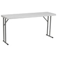 thumbnail image 3 of Flash Furniture 60 Folding Training Table Granite White 10/Pack (10RB1860), 3 of 4
