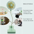 thumbnail image 5 of 2in1 USB Rechargeable 360 Rotation Clip Table Lamp Light Clamp Dual-purpose Fans, 5 of 14