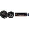 JVCM KD-R680S Receiver & CS-DR520 5.25" 260W Coaxial Speakers