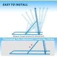 thumbnail image 3 of Riedhoff 4 x 4 ft Soccer Goal Net & Soccer Rebounder Net, Dual Mode, Blue, 3 of 6