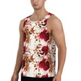 thumbnail image 2 of Gaeub Lilies Flowers Men's Athletic Tank Top, Workout Sleeveless Shirts, Running Tank Tops for Gym, Running, Training - XX-Large, 2 of 9