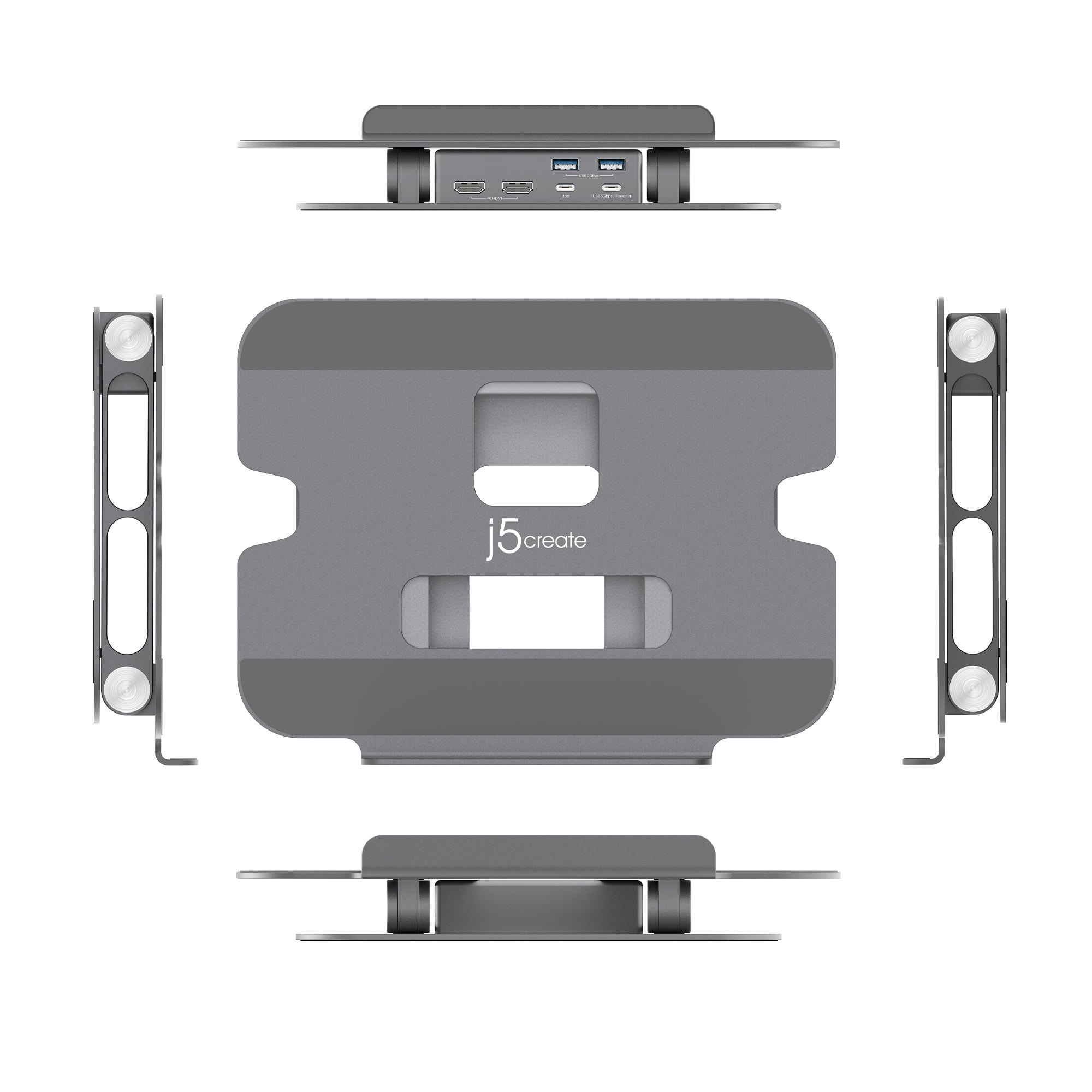 j5create, Multi-Angle Dual HDMI Docking Stand, JTS426