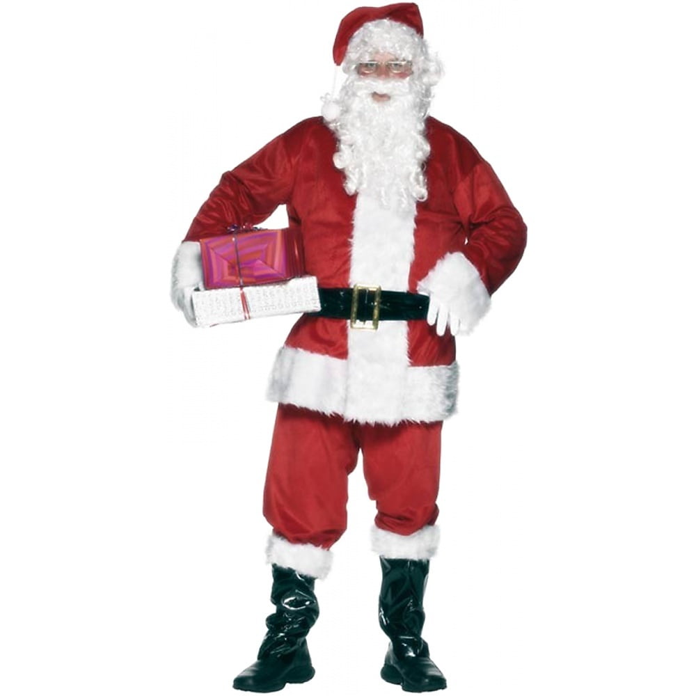 Velour Santa Suit Adult Costume XLarge
