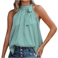 thumbnail image 2 of SMihono Hauts pour Femmes Débardeur pour Femmes Été Femme Dos Nu Col Rond Sans Manches T-Shirt à Imprimé Léopard Hauts Débardeurs pour Femmes Hauts d'Été pour Femmes, 2 of 6