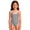 #A07-Gray, variant on Girls Swimsuit Size 6 Stretchy One Piece Girls Swimsuit Cute Polka Dot Quick Dry Bathing Suits for Girls