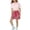 Red, variant on GiLiling Girls Casual Skort Floral Print Mini Skirt Elastic Waist with Built-in Shorts Lightweight Active Skirt for Daily and Play (Light Blue, 5-6 Years)