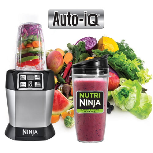Inspicere betale sig midlertidig Ninja BL480 Nutri Auto-iQ Blender, Silver BL480 - Walmart.com