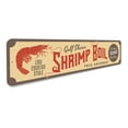 thumbnail image 3 of Gulf Shores Shrimp Boil Novelty Sign, Metal Wall Decor - 4x18 inches, 3 of 4