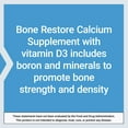 thumbnail image 5 of Life Extension Bone Restore Calcium Supplement, vitamin D3, magnesium, boron, zinc, manganese, silicon, helps maintain healthy bone density, gluten-free, non-GMO, 120 capsules, 5 of 9