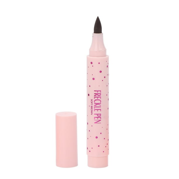 Pluma De Maquillaje De Pecas Realistas, Pluma De Punto, Cosméticos De Pecas Falsas, Portátil Ligero De Larga Duración