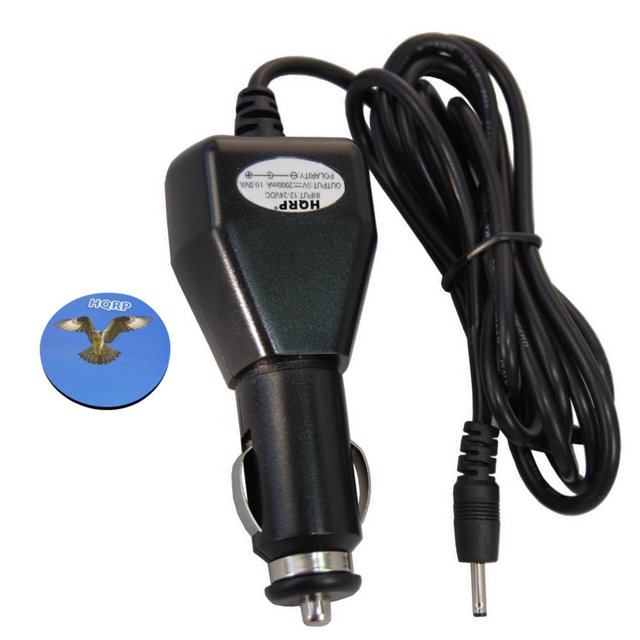 HQRP Tablet PC Car Charger for BY180951500C, SF-789, BESTGK K-A70502000B replacement, Power Supply Cord DC Adapter + HQRP Coaster