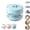 Blue, variant on 3-in-1 Retainer Case with Mirror & Cleaning Brush, Portable Aligner Storage Box with Drain Tray, All-in-One Retainer Cleaner Case for Aligners, Mouth Guards, Dentures, Travel Daily Care