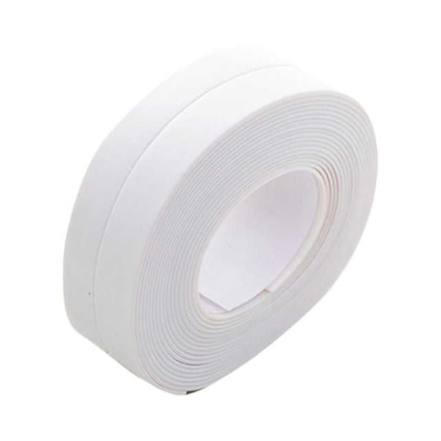 Sellador de calafateo de cinta autoadhesiva de PVC para sellado de paredes y bañeras, tira de calafateo, cinta selladora, sellador de azulejos de ducha