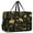 Black-1, variant on For Spirit Airlines Personal Item Bag 18x14x8 Inch, Floral Weekender Travel Bag, Foldable Travel Duffel Bag Underseat Carry on Bag with Luggage Sleeve for Women and Men 30L