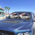 thumbnail image 2 of Jeiento Sunflower Peak 2 PCS Car Windshield Sun Shade Foldable Sunshade Universal Vehicle Accessories Auto Sun Heat and UV Rays Blocker Keep Your Vehicle Cool 28.5 x 25.5 inches, 2 of 7