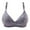 Blue, variant on Elabch Bras for Women No Underwire Plus Size Comfortable Cotton Everyday Bras with Three Buckle Bra Thin Cup Full Coverage Push Up Bra Everyday Bras, M-3XL