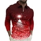 thumbnail image 2 of Blusa y camisa de manga larga con cuello vuelto para hombre, jersey con cremallera y solapa estampada, blusa de manga larga con cuello vuelto, blusa de poliéster para hombre, 2 of 5