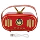 thumbnail image 1 of Mini Altavoz portátil retro Sincero Bluetooth recargable color rojo, 1 of 10