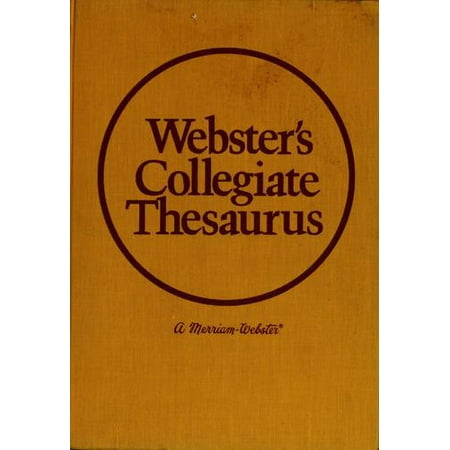 Webster's Collegiate Thesaurus, Used [Hardcover]
