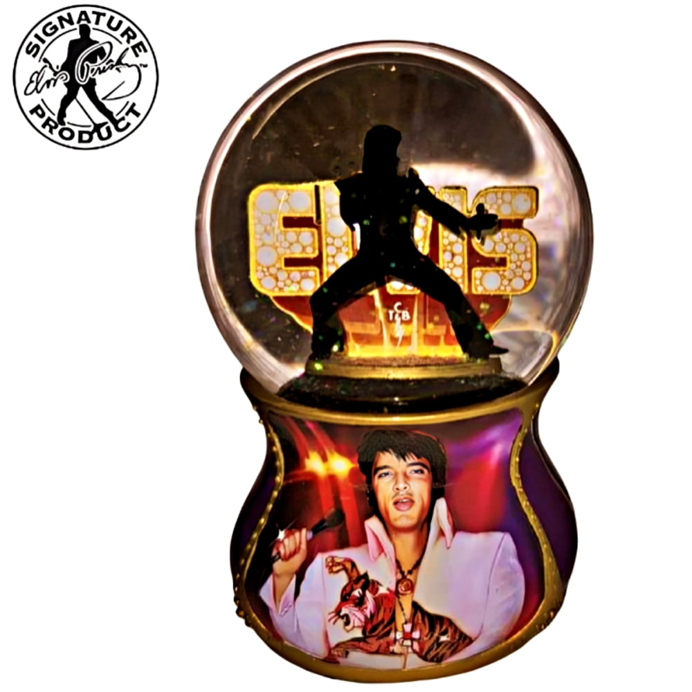 The Bradford Exchange Spirits Within Musical Wolf Glitter Globe