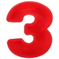 thumbnail image 1 of Silicone Baking Cake Pan Number 3 Shaped Cake Dessert Baking Pan Baking Mold, 1 of 2