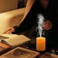thumbnail image 5 of Vacemry Under $5 Candle Flame Humidifier, USB Aromatherapy Diffuser with Night Light, 150ml Cool Mist Bedroom Office Relaxation Device, Automatic Safety Shut Off, 5 of 8