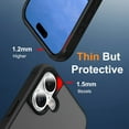 thumbnail image 2 of Dteck Magnetic for iPhone 16 Plus Case with Screen Protector Camera Lens Cover, Compatible with MagSafe, Military Grade Drop Ring Holder Translucent Slim Hard Back Soft Edge,Black, 2 of 8