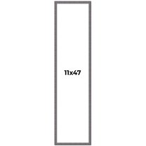 11x47 Frame Blue Kingsley Pewter Solid Wood Picture Frame Width 0.75 Inches |Interior Depth 0.5