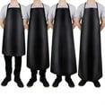 thumbnail image 3 of AFQH Thick Rubber Apron, Waterproof Apron, Adjustable Work Aprons for DishWashing, Cleaning Fish, Gardening, Lab Work, Butcher and Dog Grooming, 3 of 4