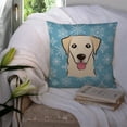 thumbnail image 3 of Winter Snowflake Dog Face Design Fabric Decorative Pillow, 3 of 4